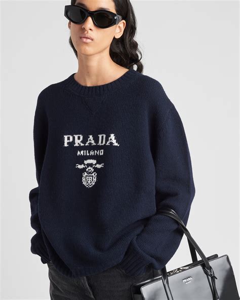 prada navy sweater|Prada sweater sale.